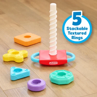 Playskool Spin 'N Rock Stacker Baby Learning Toy