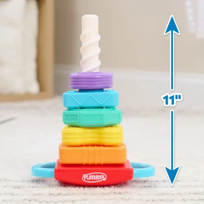 Playskool Spin 'N Rock Stacker Baby Learning Toy