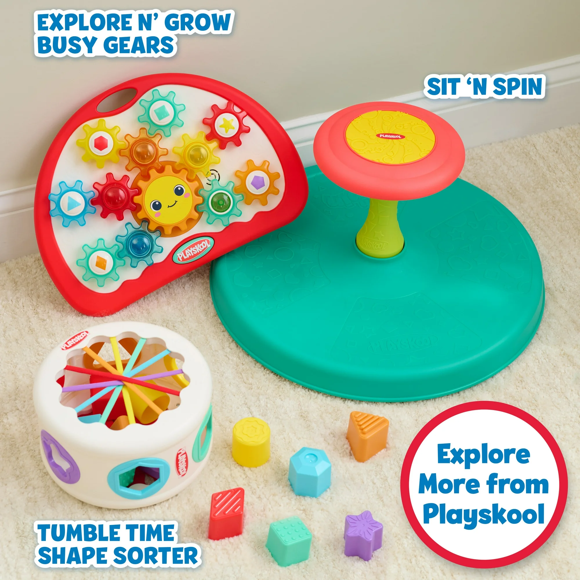 Playskool Tumble Time Shape Sorter Activity Toy Playskool Tumble Time Shape Sorter Activity Toy