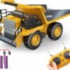 RC Dump Truck Toy for Boys Remote Control Play Truck Construction Vehicles