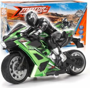 RC Remote Control 2.4G Stunt Motorcycle with Riding Figure