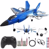 Rc Airplane Fighter Ready to Fly with Remote Control and 2 Batteries