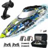 Remote Control Boats Fast Speed RC Boat with A Portable Suitcase for Lakes