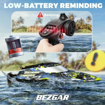 Remote Control Boats Fast Speed RC Boat with A Portable Suitcase for Lakes