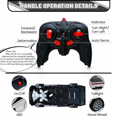 Remote Control Car Cyber-Inspired Transformer Toy