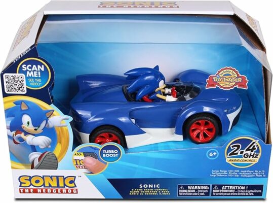 Sonic Racing 2.4GHz Radio Control Toy Car with Turbo Boost