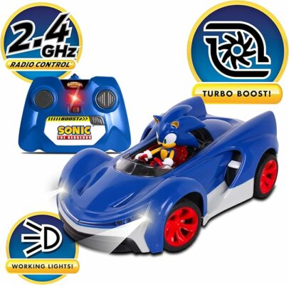 Sonic Racing 2.4GHz Radio Control Toy Car with Turbo Boost