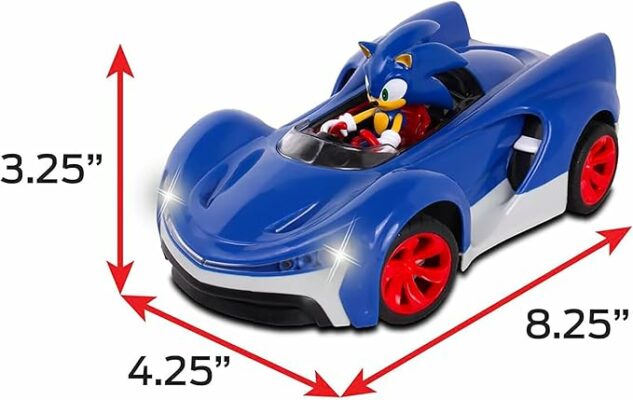 Sonic Racing 2.4GHz Radio Control Toy Car with Turbo Boost