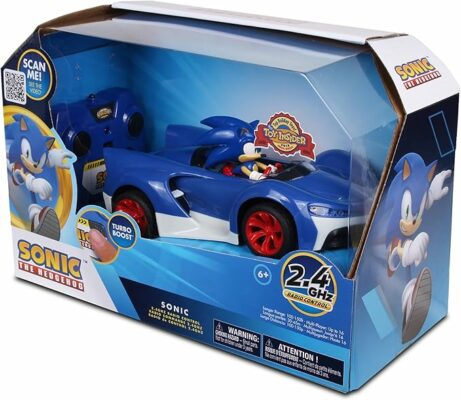 Sonic Racing 2.4GHz Radio Control Toy Car with Turbo Boost