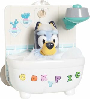 TOMY Toomies Shower & Scrub Bluey Create Your Own Bubbles Bath Toys