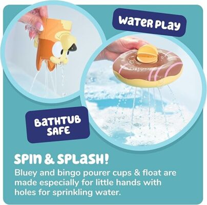 TOMY Toomies Splash & Float Bingo and Bluey Water Toys