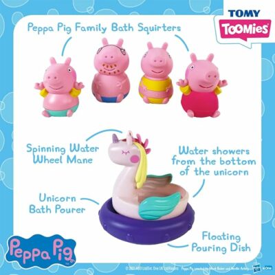 Tomy Toomies Peppa Pig Peppa’s House Bath Toy Playset