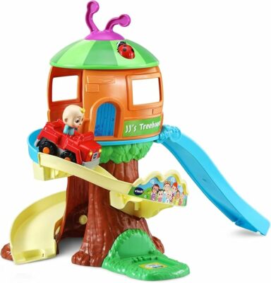 VTech CoCoMelon Go! Go! Smart Wheels Treehouse Track Set
