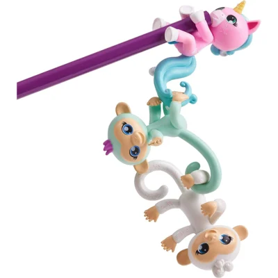 WowWee Fingerlings Minis-Series 1-5 Piece Banana Blister 3 Figures