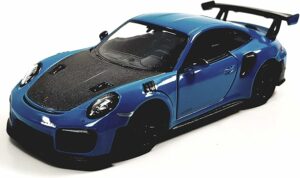 2010 Porsche 911 GT2 RS Aqua Blue Diecast Metal Model Toy