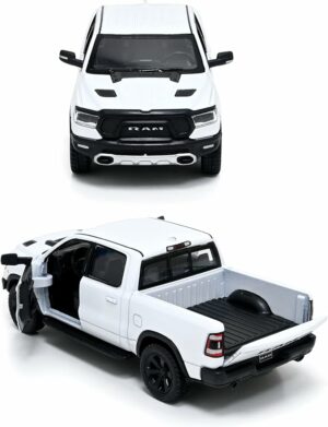 2019 Dodge Ram Pickup Die Cast Metal Model Toy Truck White