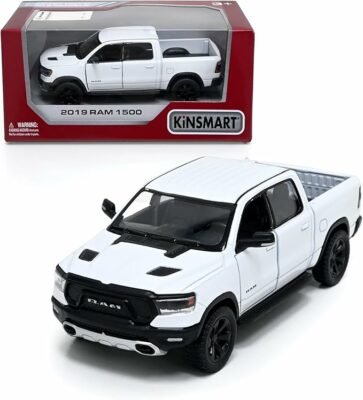 2019 Dodge Ram Pickup Die Cast Metal Model Toy Truck White