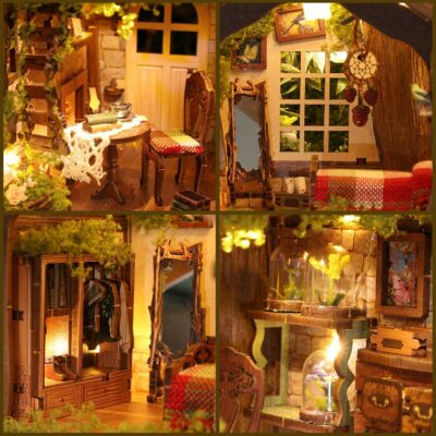 3D Miniature Dollhouse with LED