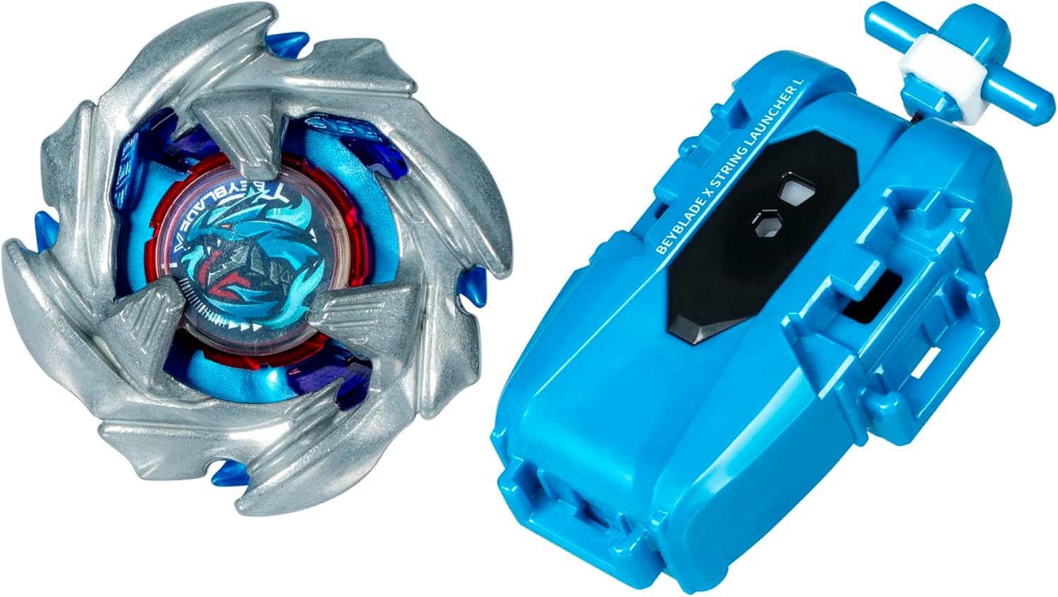 Beyblade X Cobalt Dragoon 2-60C Deluxe Left-Spin String Launcher Set Beyblade X Cobalt Dragoon 2-60C Deluxe Left-Spin String Launcher Set