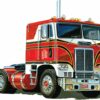 AMT White Freightliner 2-in-1 SC/DD Cabover Tractor