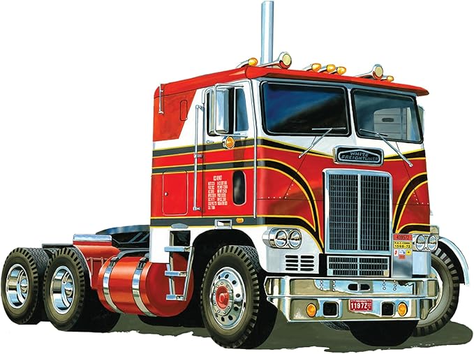 AMT White Freightliner 2-in-1 SC/DD Cabover Tractor