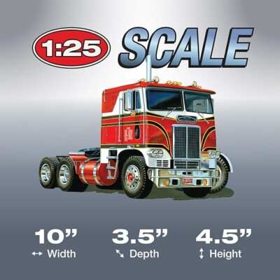 AMT White Freightliner 2-in-1 SC/DD Cabover Tractor