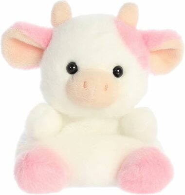 Adorable Palm Pals™ Belle Strawberry Cow™ Stuffed Animal