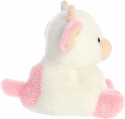 Adorable Palm Pals™ Belle Strawberry Cow™ Stuffed Animal