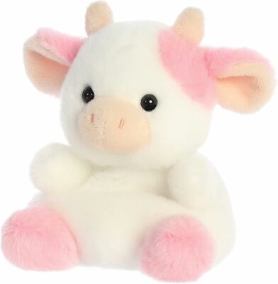 Adorable Palm Pals™ Belle Strawberry Cow™ Stuffed Animal