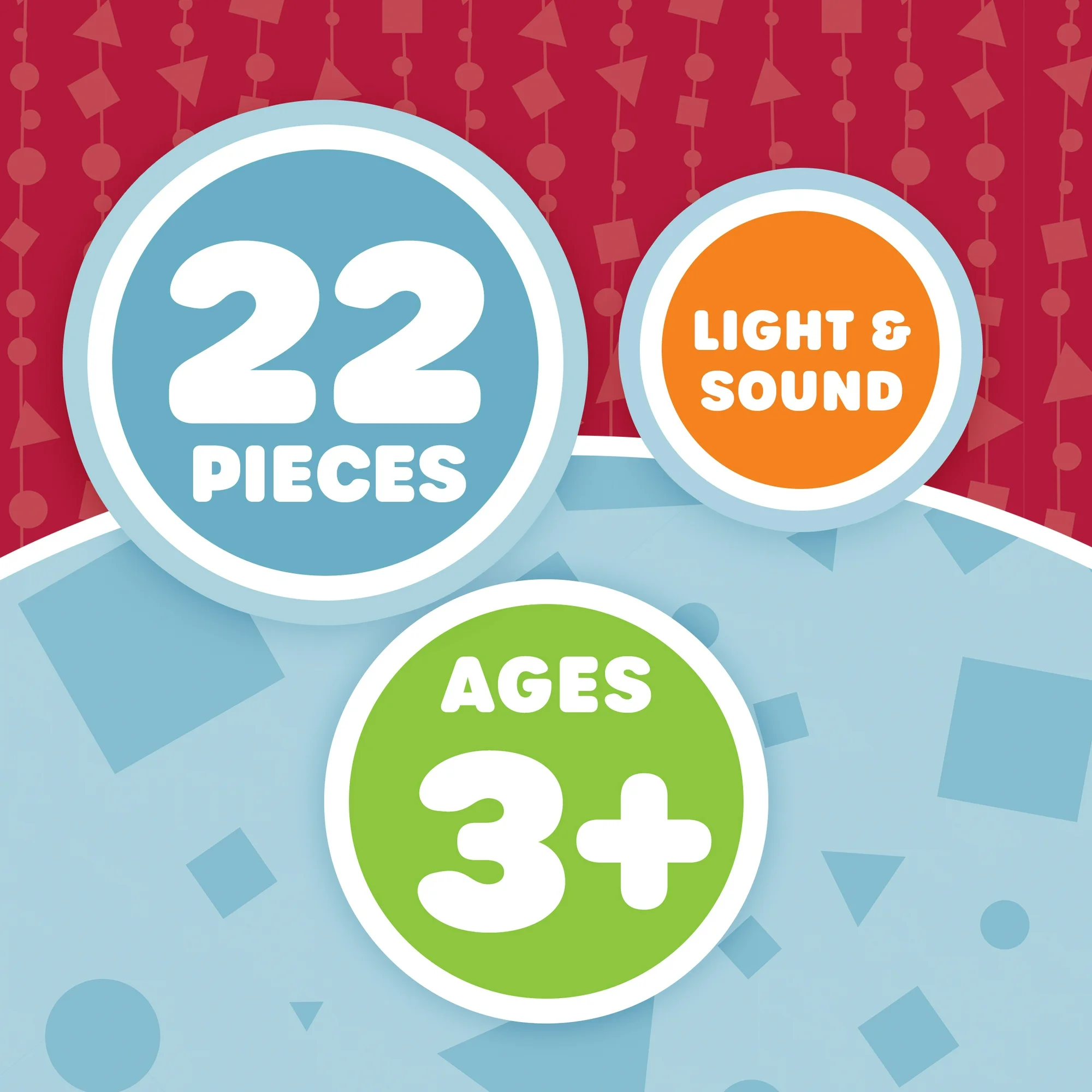 Animal Zoo Play Set with Lights and Sounds 22 Pieces Animal Zoo Play Set with Lights and Sounds 22 Pieces