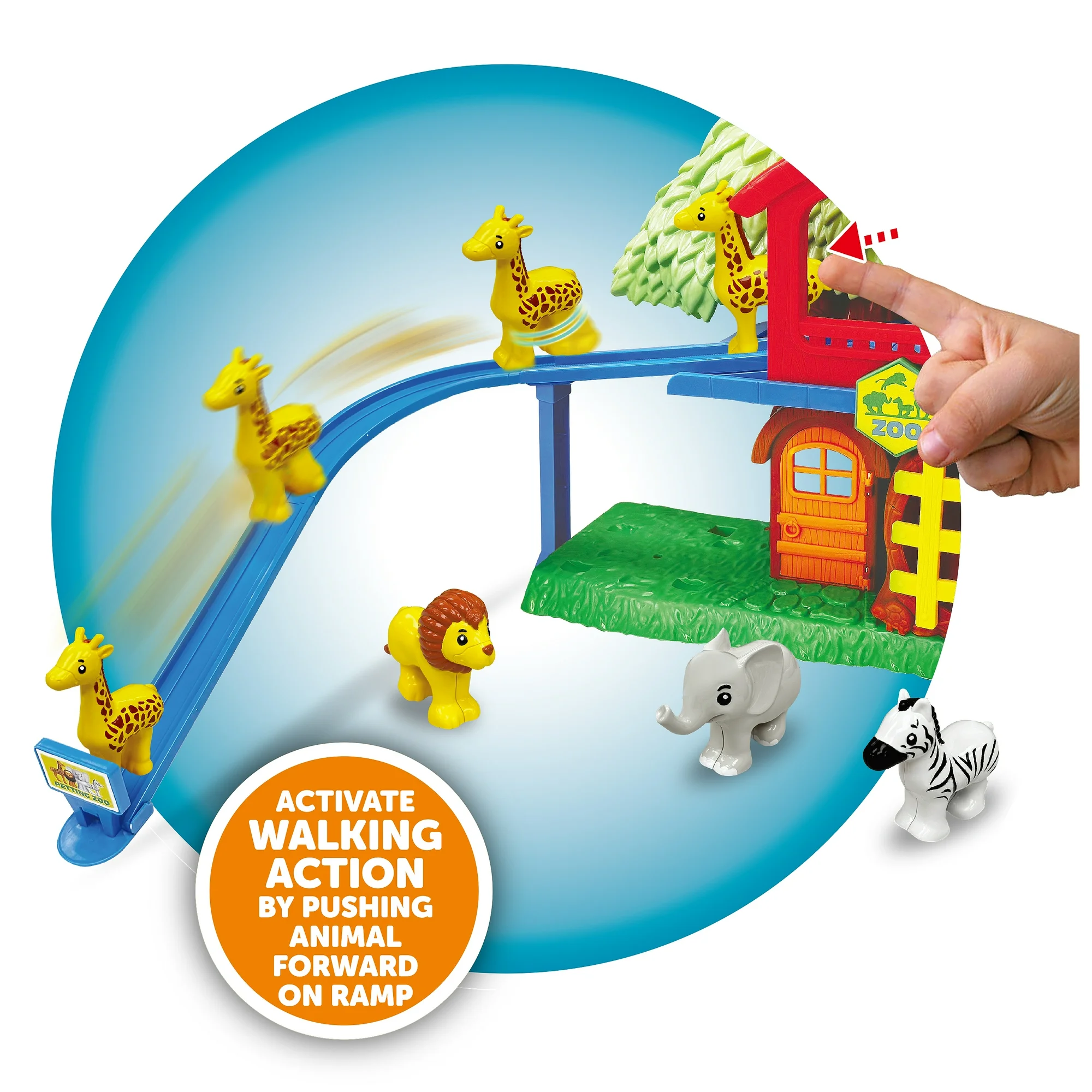 Animal Zoo Play Set with Lights and Sounds 22 Pieces Animal Zoo Play Set with Lights and Sounds 22 Pieces