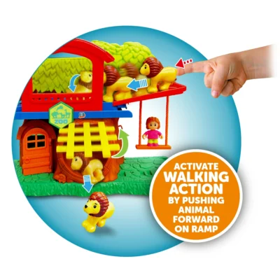 Animal Zoo Play Set with Lights and Sounds 22 Pieces