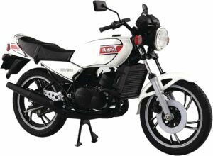 Aoshima Yamaha RZ250 New Pearl White Diecast Bike
