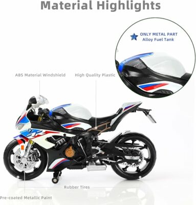 BMW S1000RR Motorcycle Model Toy Metal Die-cast