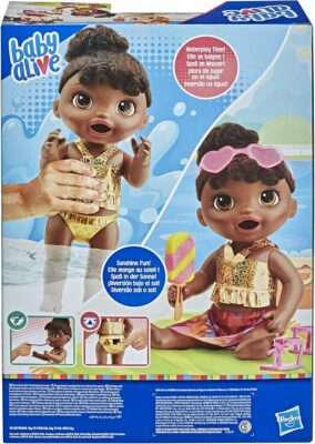 Baby Alive Sunshine Snacks Doll Summer Themed Waterplay Baby Doll