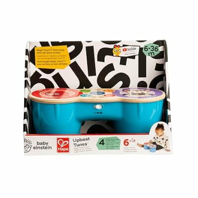 Baby Einstein Upbeat Tunes Magic Touch Wooden Drum​ Musical Toy