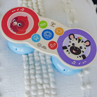 Baby Einstein Upbeat Tunes Magic Touch Wooden Drum​ Musical Toy