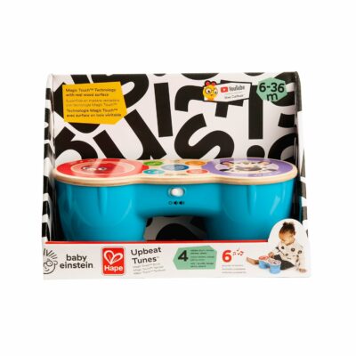 Baby Einstein Upbeat Tunes Magic Touch Wooden Drum​ Musical Toy