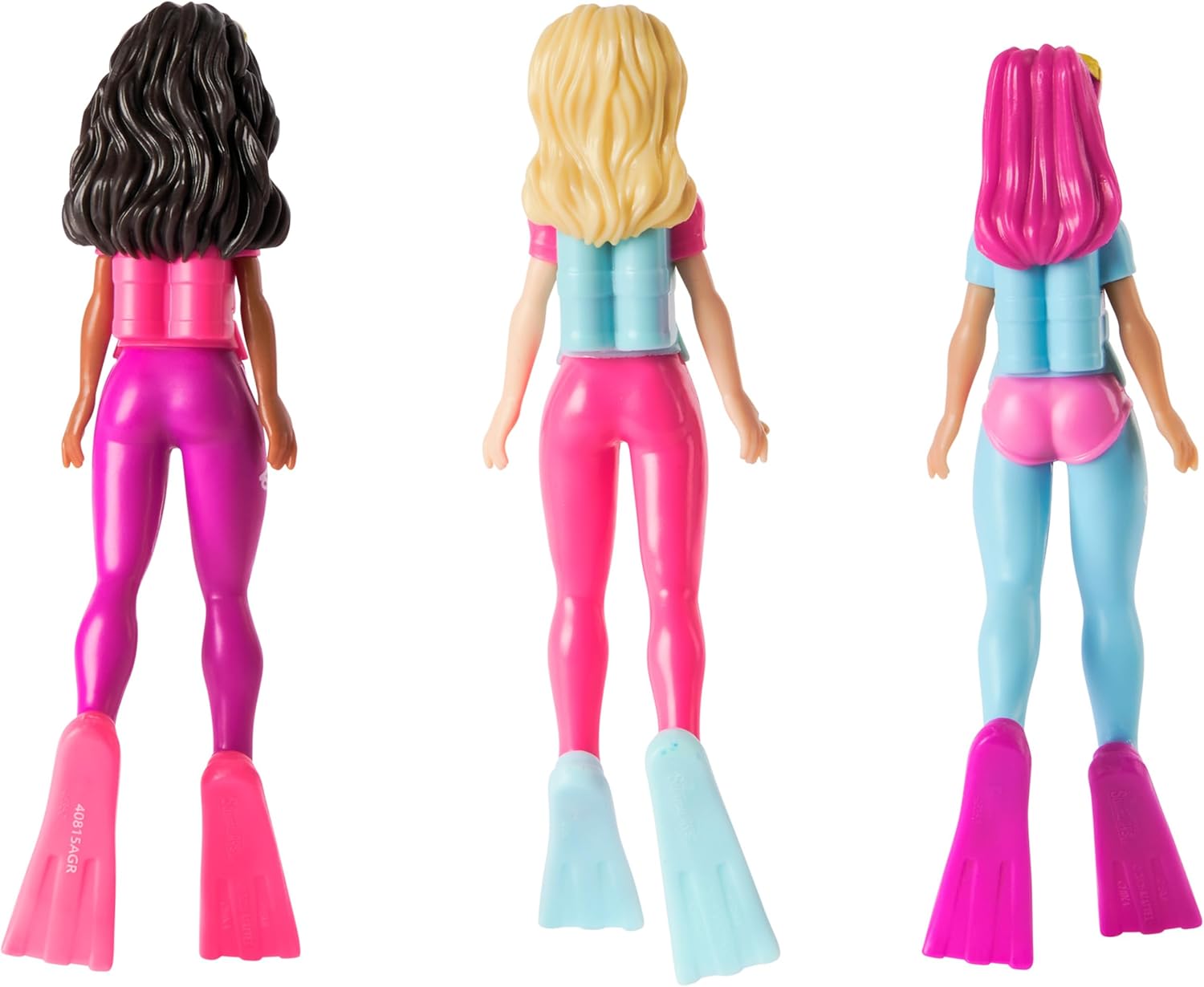 Barbie Dive Characters 3 Pack Swimming Pool Accessories & Kids Pool Toys Barbie Dive Characters 3 Pack Swimming Pool Accessories & Kids Pool Toys