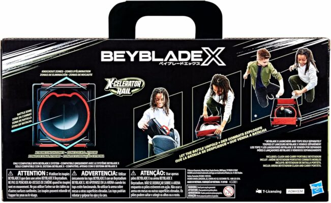 Beyblade X Clash & Carry Beystadium Battle Arena Spinning Top Toys