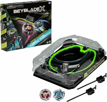 Beyblade X Xtreme Battle Set with Beystadium Arena Featuring X-Celerator Rail