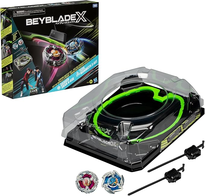 Beyblade X Xtreme Battle Set with Beystadium Arena Featuring X-Celerator Rail