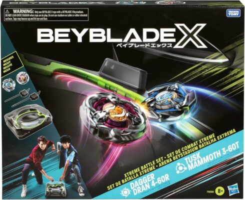 Beyblade X Xtreme Battle Set with Beystadium Arena Featuring X-Celerator Rail
