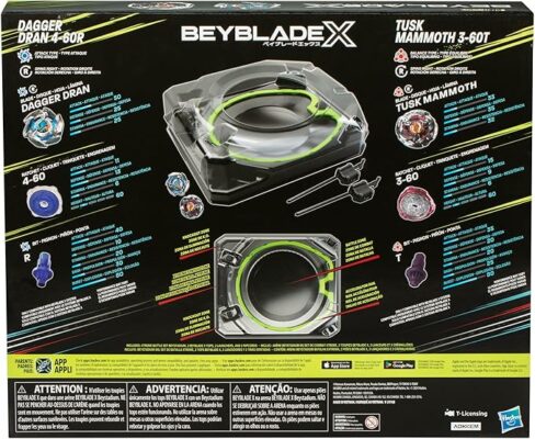 Beyblade X Xtreme Battle Set with Beystadium Arena Featuring X-Celerator Rail