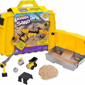 Construction Site Folding Sandbox with 2lbs Play Sand & Toy Truck
