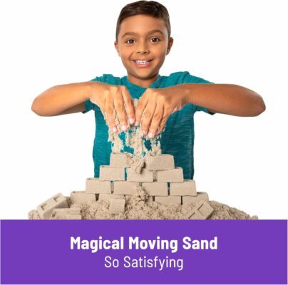Construction Site Folding Sandbox with 2lbs Play Sand & Toy Truck