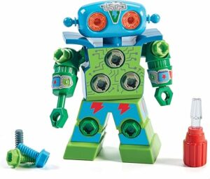 Design & Drill Robot Construction Toys & Tools for Kids