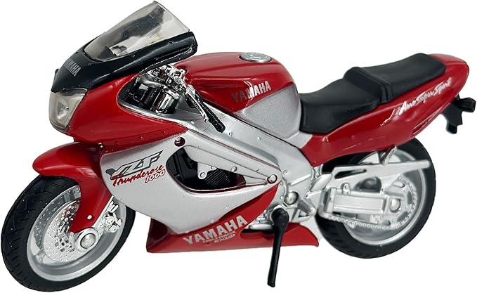 Die Cast Motorcycle Red Yamaha 2001 1:18 Scale