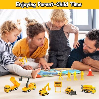 Dig It! Dump It! Build It! Construction Board Book with Toys