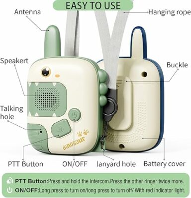 Dino Walkie Talkies for Kids